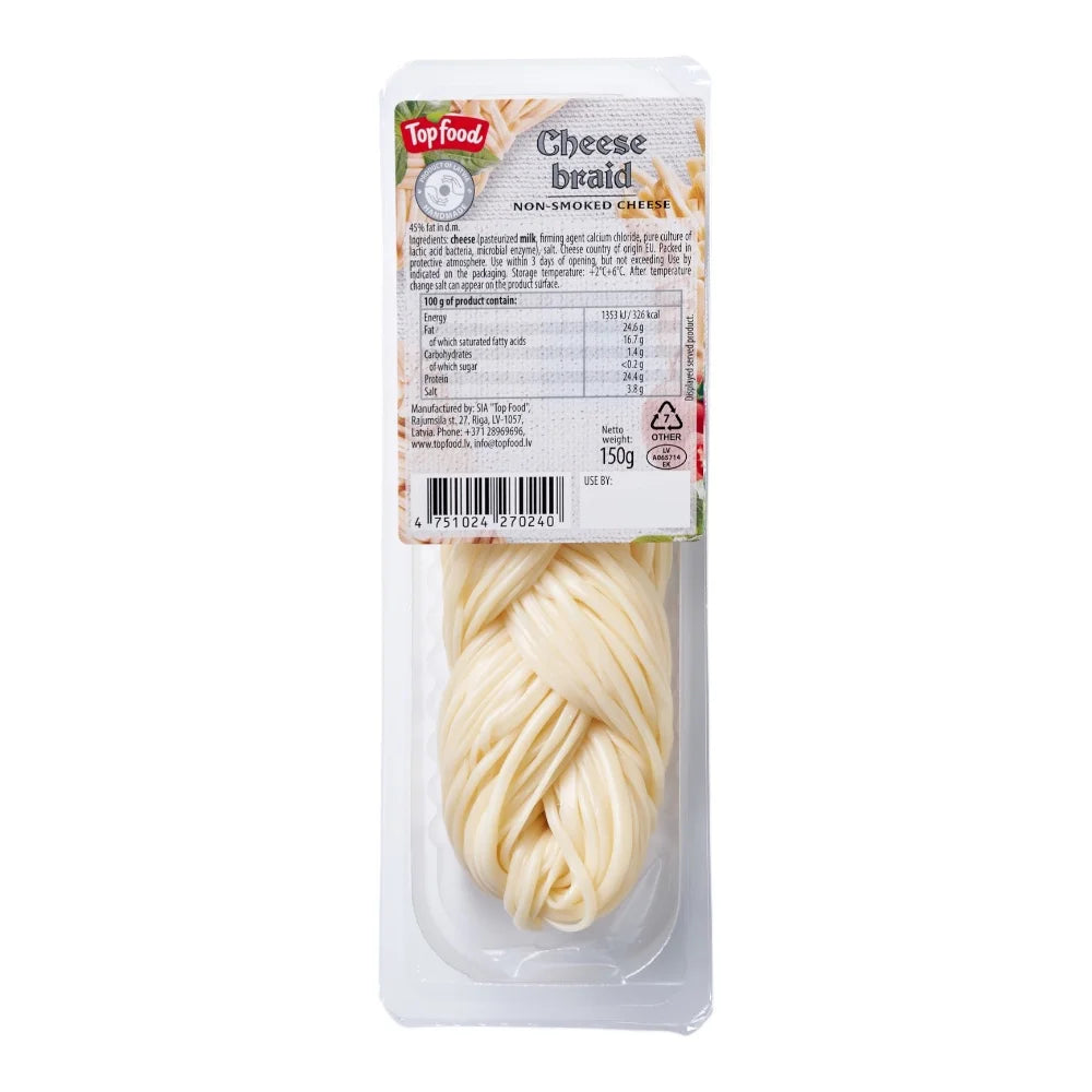 Top Food Cheese Braid, 150g