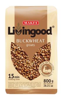 Livingood Buckwheat Groats, 800g