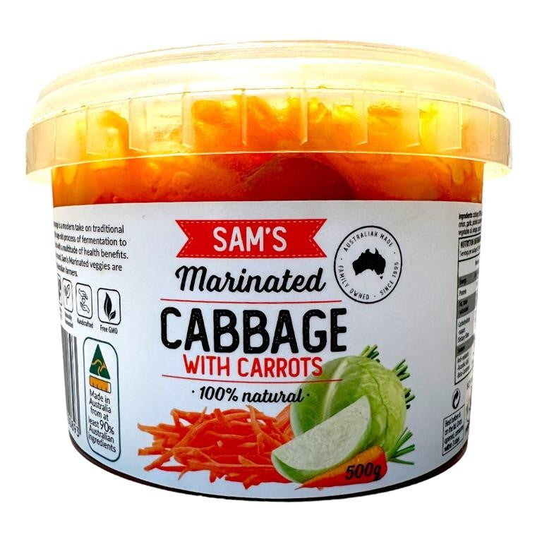 Sam's Marinated Carrots with Cabbage 500g
