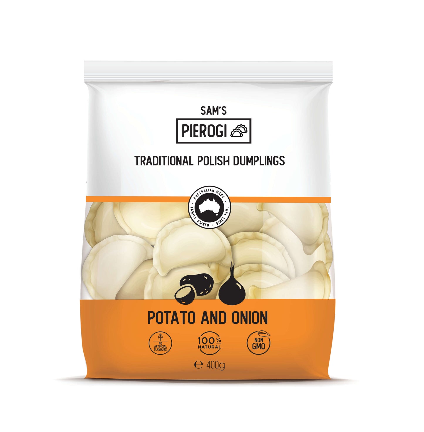 Sam's Pierogi with Potato & Onion 400g