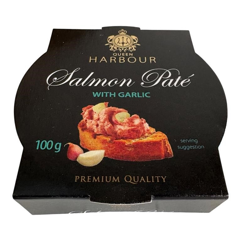 Queen Harbour Salmon Pate' with Garlic 100g