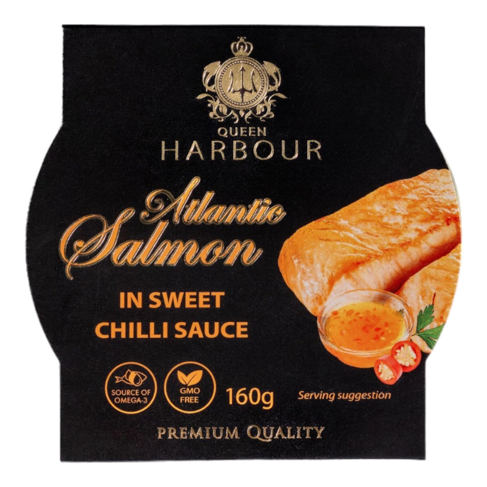 Queen Harbour Atlantic Salmon in Sweet Chilli 160g