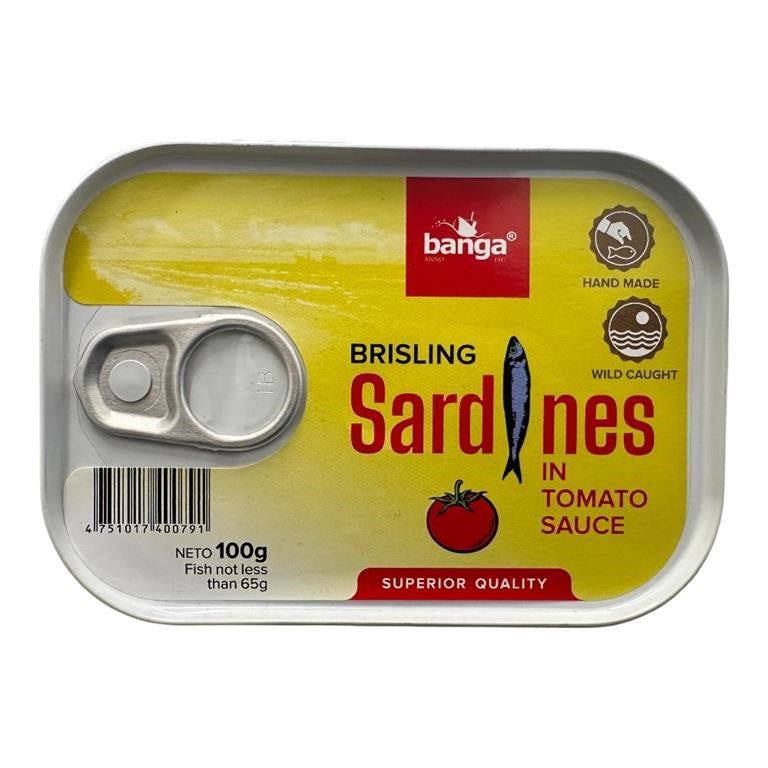 Banga Brisling Sardines in Tomato 100g