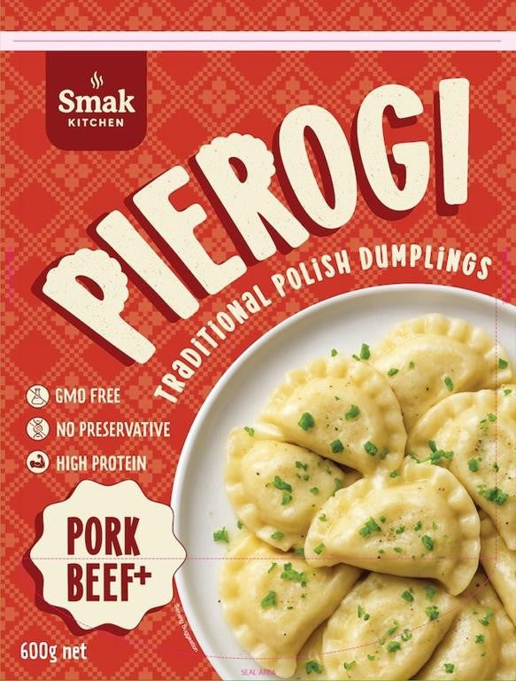 Smak Kitchen Beef & Pork Pierogi 600g