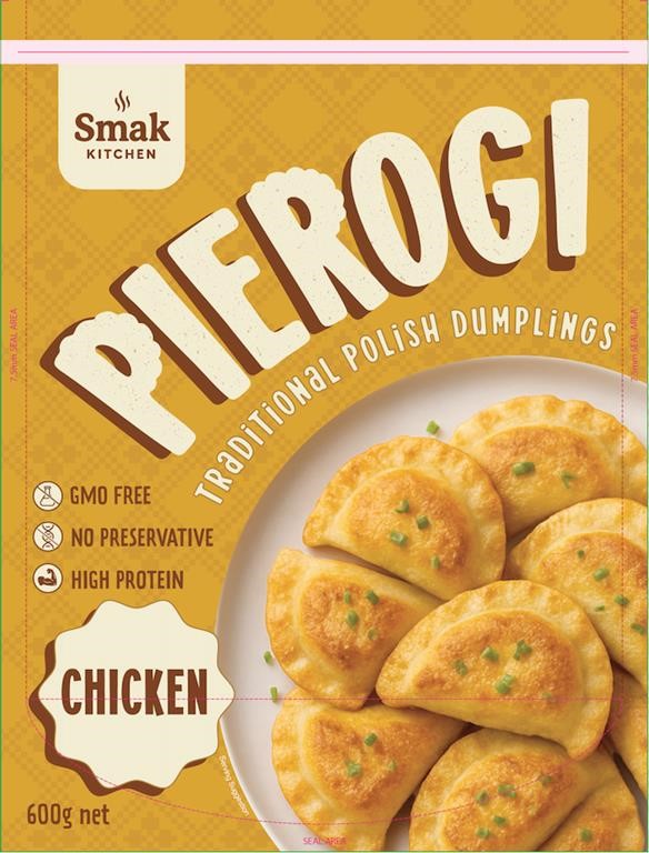 Smak Kitchen Chicken Pierogi Dumplings 600g