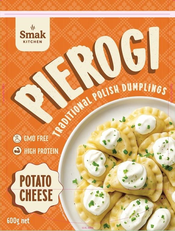 Smak Kitchen Potato & Cheese Pierogi Dumplings 600g
