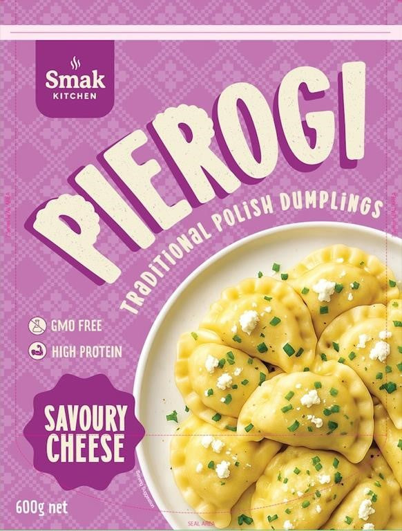Smak Kitchen Savoury Cheese Pierogi Dumplings 600g