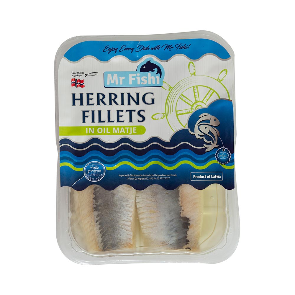 Mr Fishi Herring Fillets in oil 250g