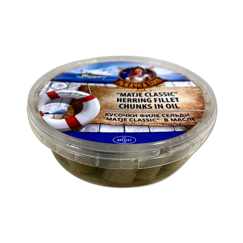 RS Herring fillets chunks in oil 240g