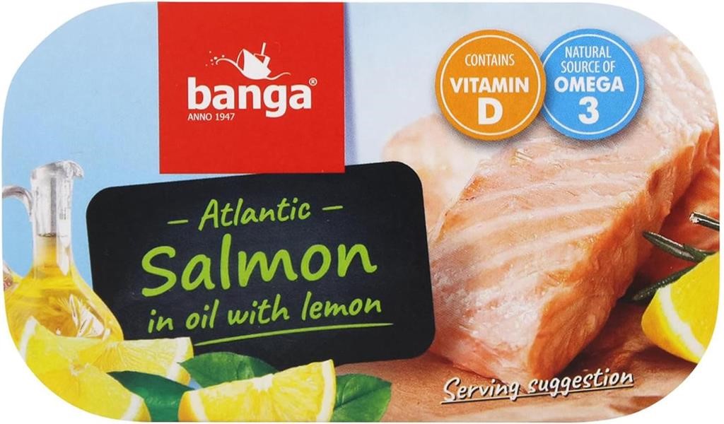 Banga Salmon in Oil with Lemon Flavour 120g