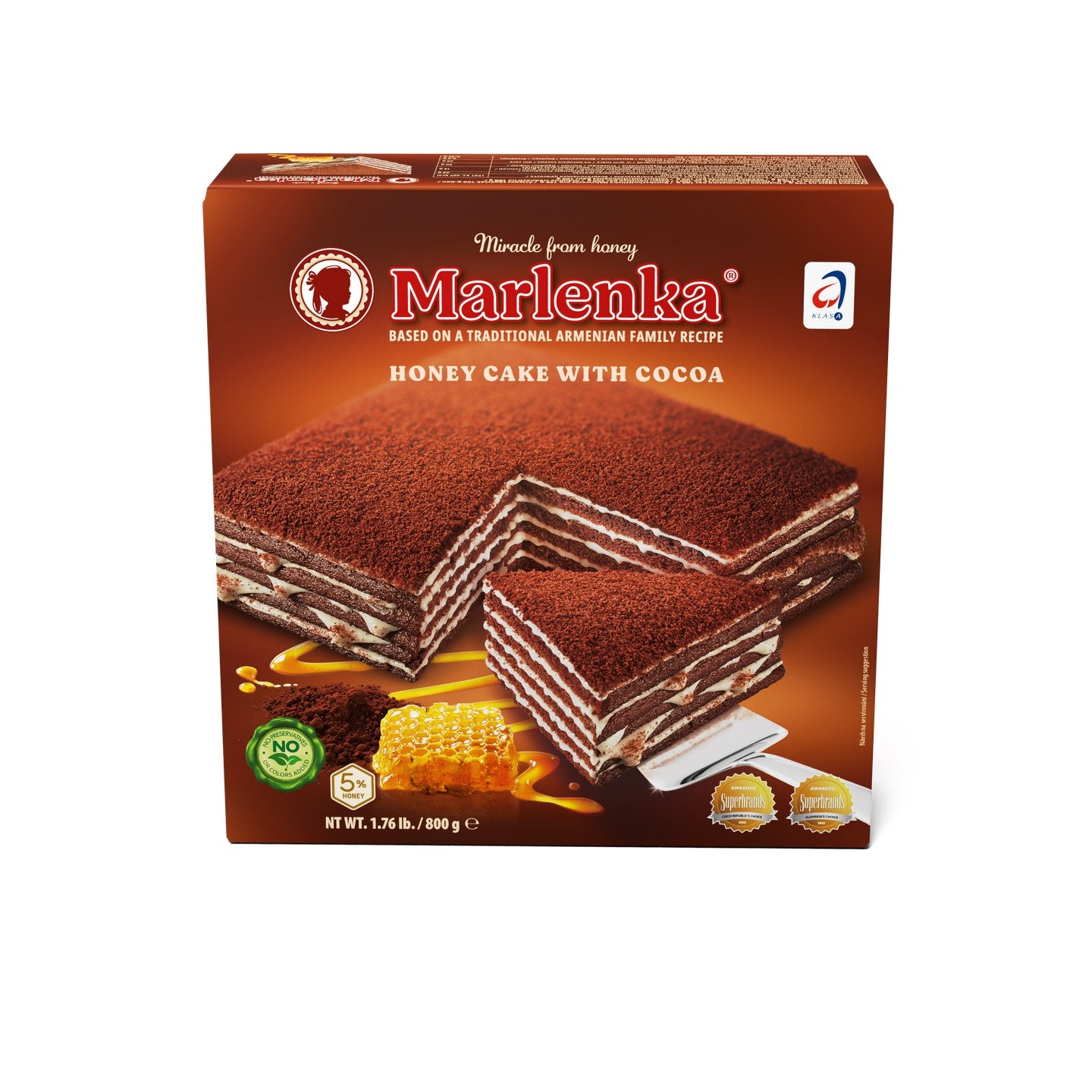 Marlenka Honey Cake Cocoa 800g