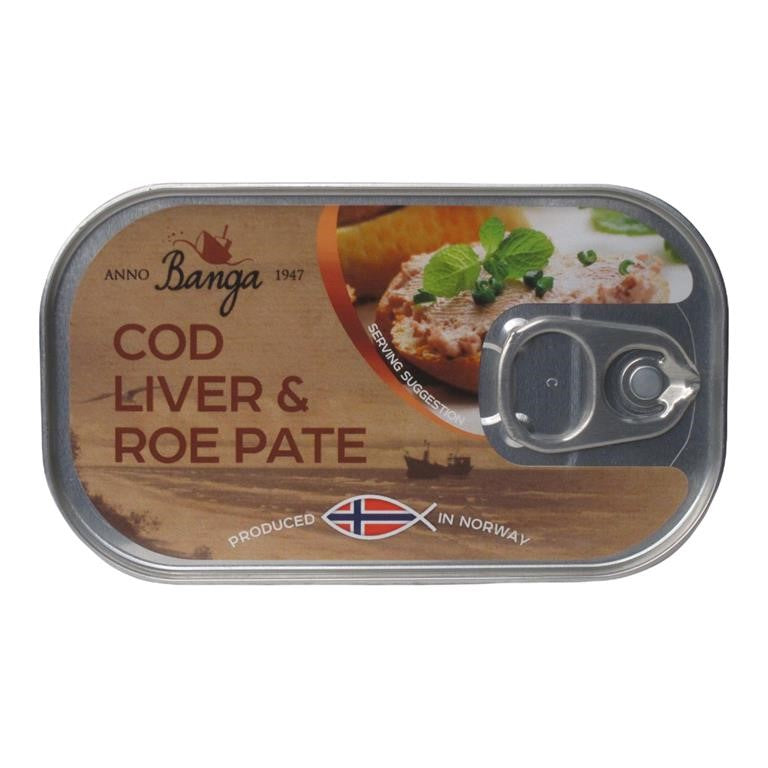 Banga Cod Liver with Lemon Pepper 115g