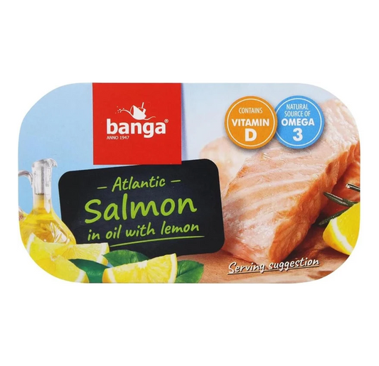 Banga Salmon in Oil with Lemon Flavour 120g