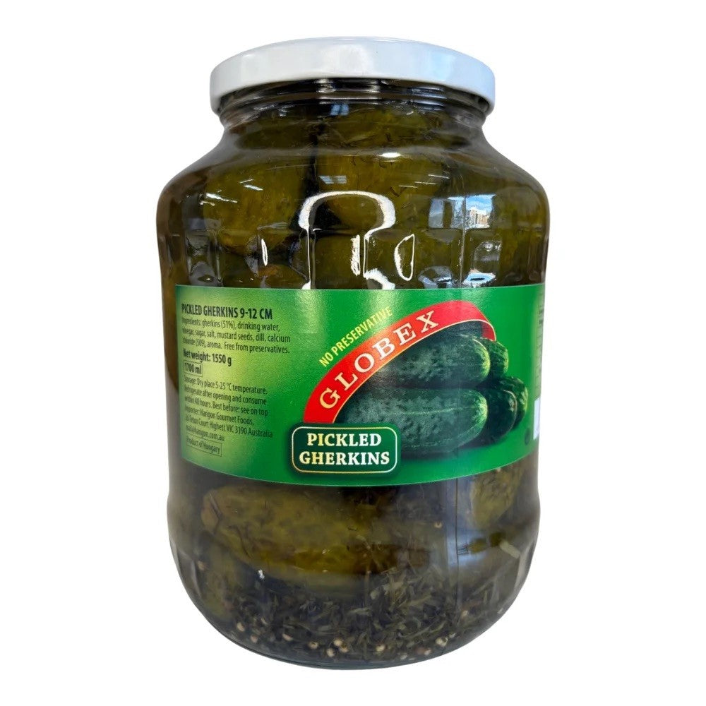 Globex Pickled Gherkins 720ml