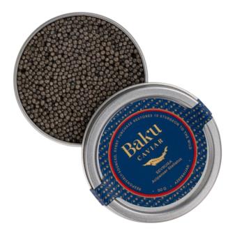 Baku Caviar, Sevruga  (Stellate Sturgeon / Acipenser stellatus) 100g