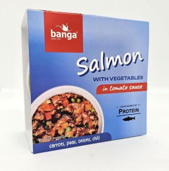Banga Salmon in Tomato Sauce with Vegetable  180g