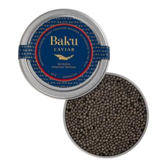 Baku Caviar, Sevruga (Stellate Sturgeon / Acipenser stellatus) 50g