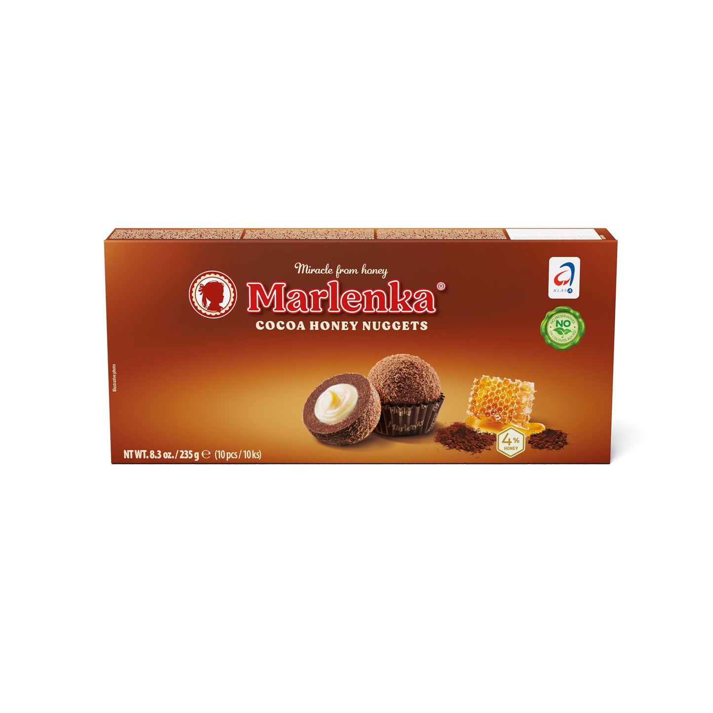 Marlenka Honey Cake Cocoa Nuggets 235g