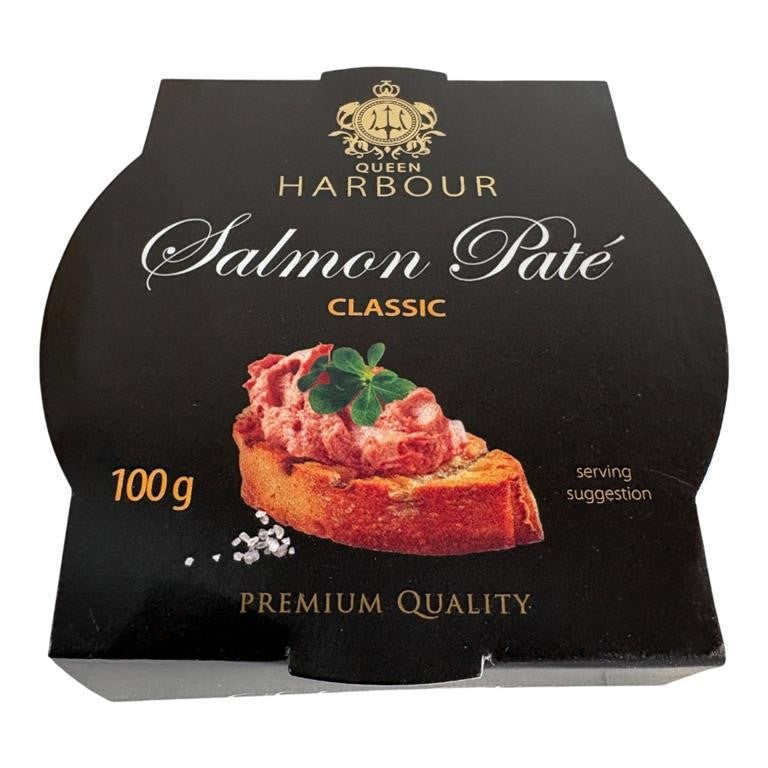 Queen Harbour Salmon Pate' with Classic 100g