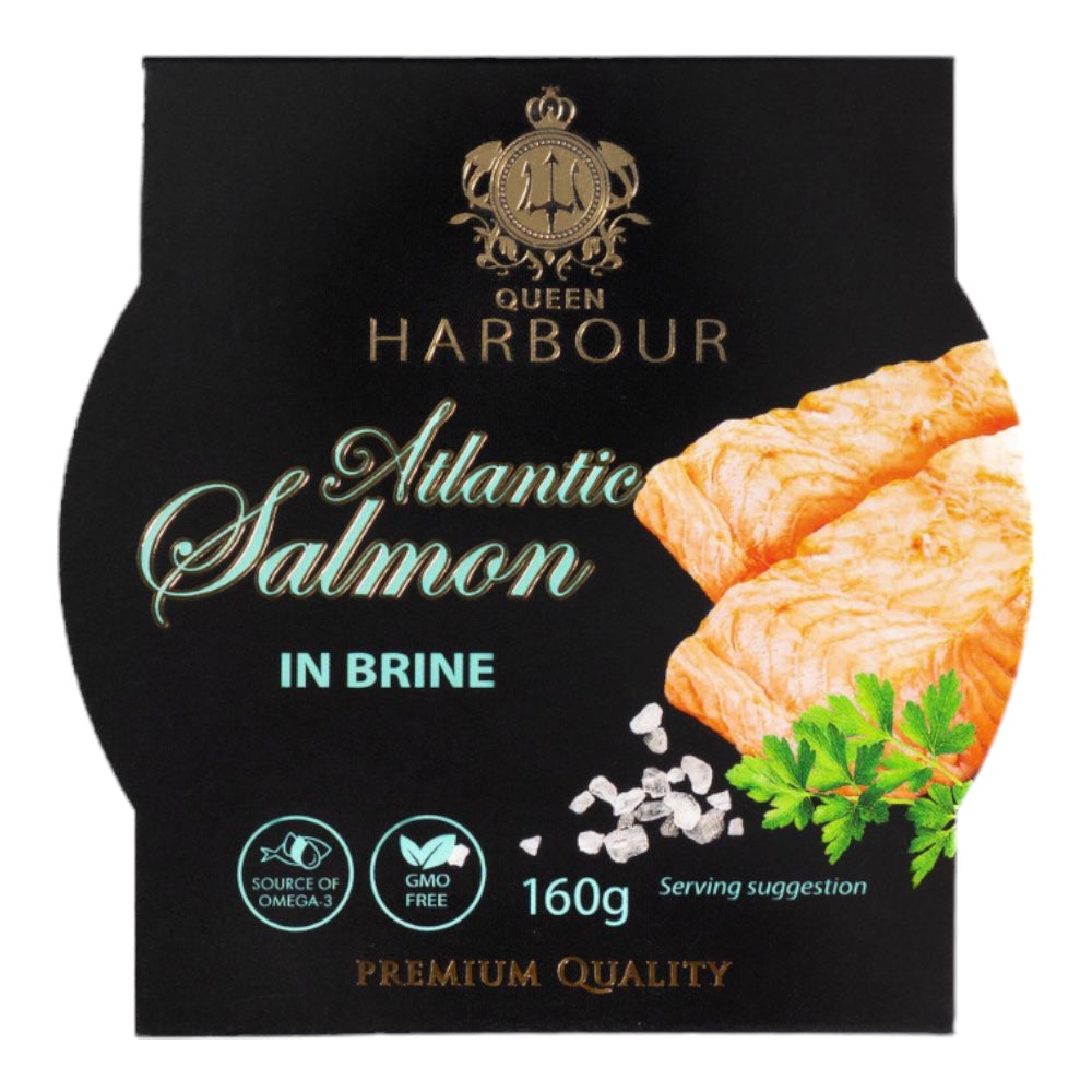 Queen Harbour Atlantic Salmon in Brine 160g