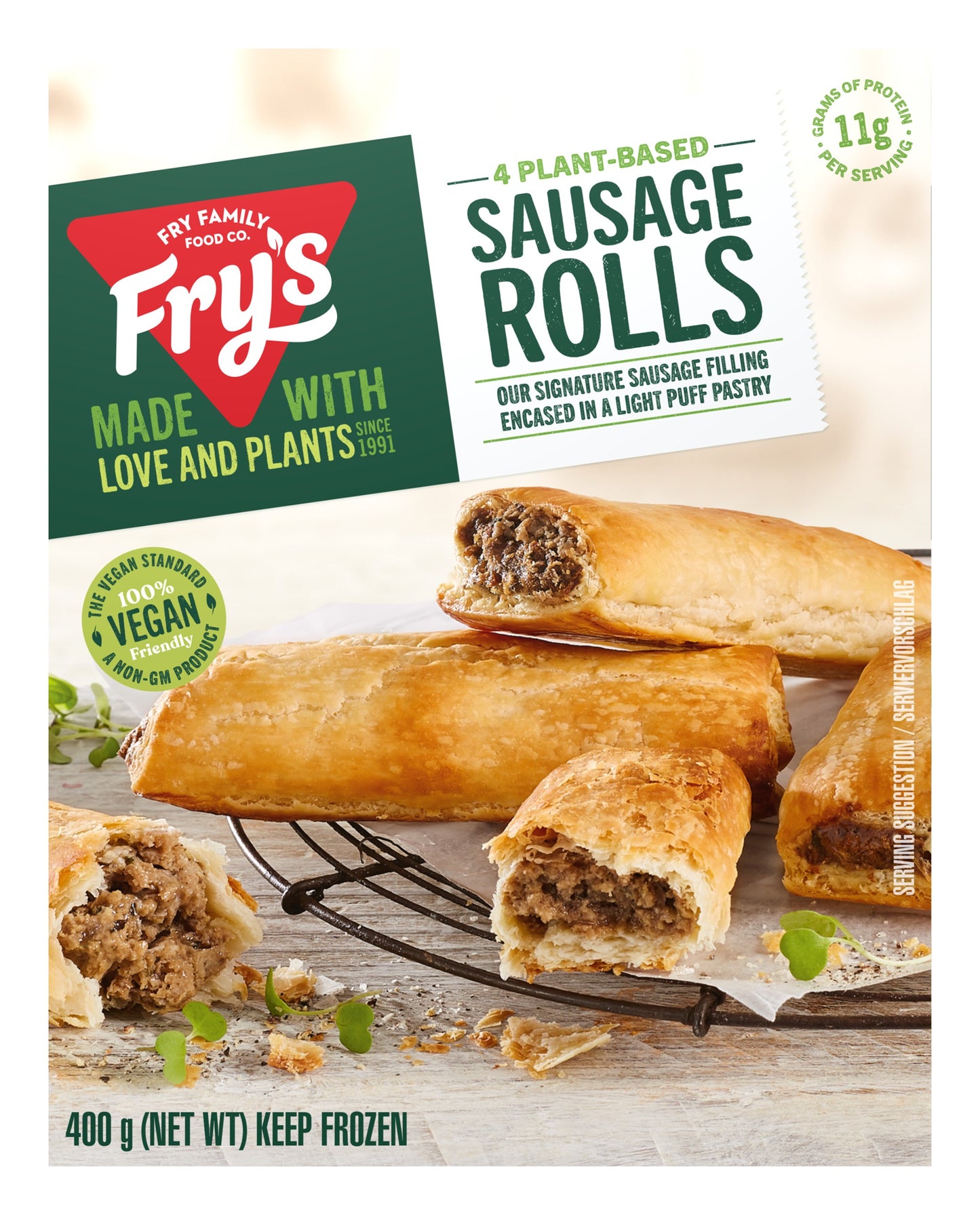 Fry's 4x Sausage Rolls 400g