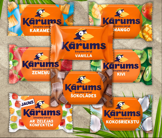 Karums Cheesecakes MIX PACK OF 12 (3 Nuts | 3 Mango | 3 Strawberry | 3 Caramel)