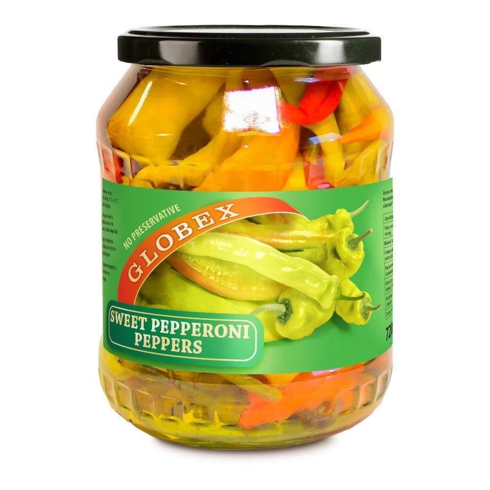 Globex Mild Pickled Pepperoni 720ml