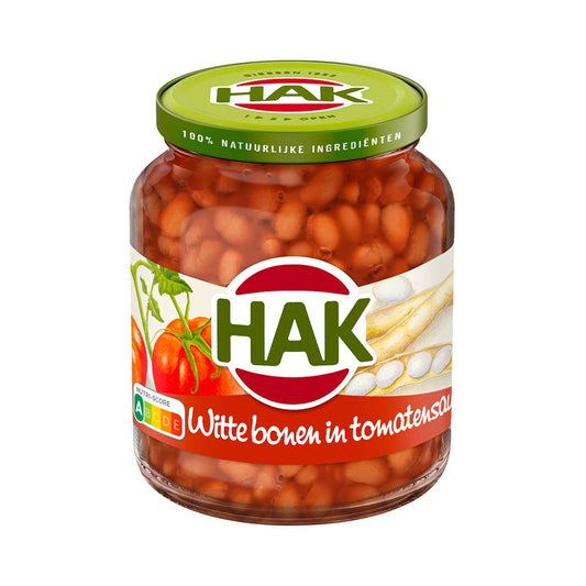 HAK White Beans in Tomato 360g