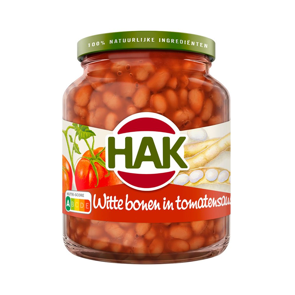 HAK White Beans in Tomato 360g