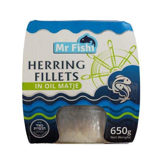 Mr Fishi Herring Fillets in oil 650g
