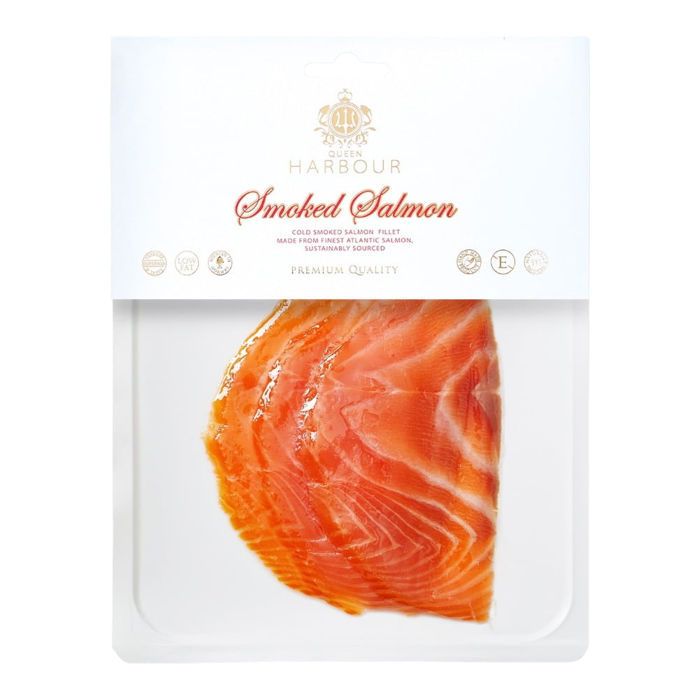 Queen Harbour Cold Smoked Salmon Sliced 150g