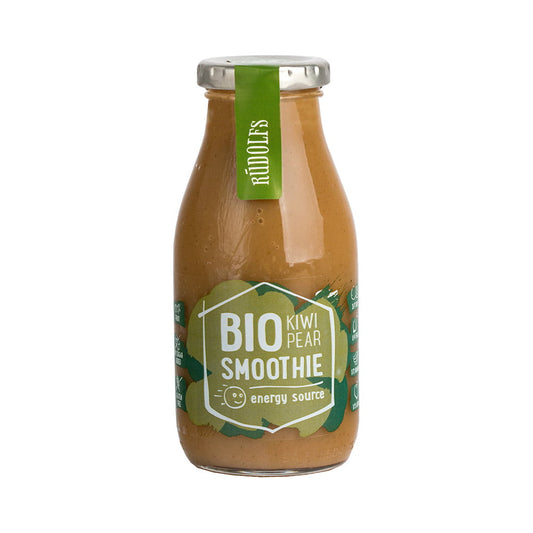 6 x Rudolfs Certified Organic Smoothie 'ENERGY' (Kiwi, Pear, Chia seeds) 260ml
