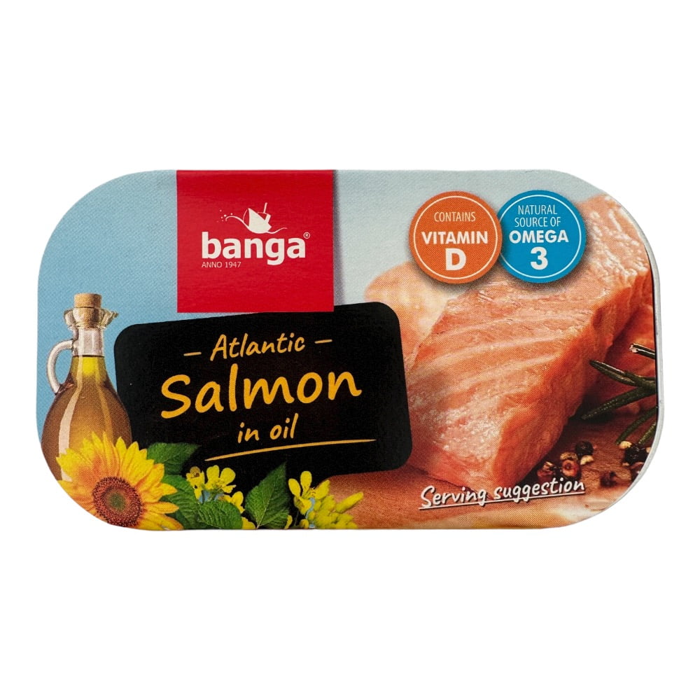 Banga Atlantic Salmon in oil 120g