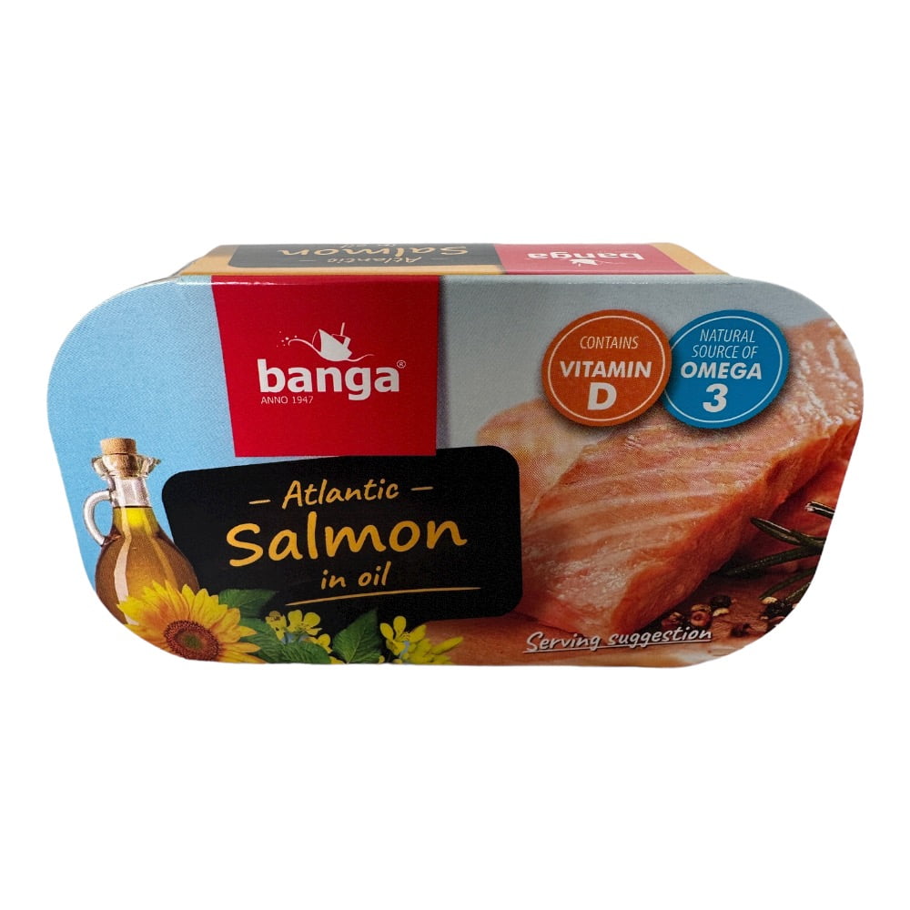 Banga Atlantic Salmon in oil 120g