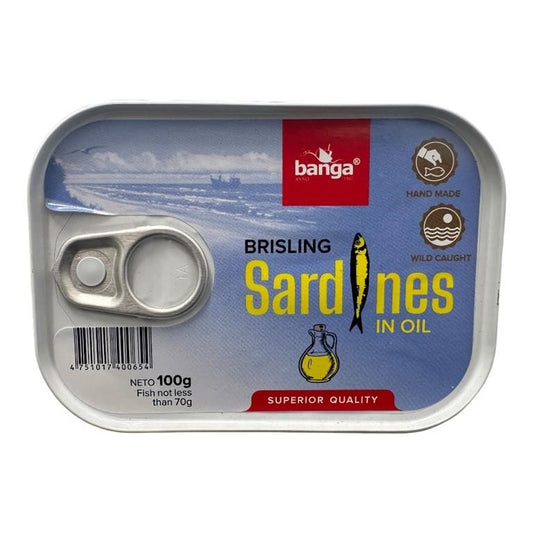 Banga Brisling Sardines in oil 100g